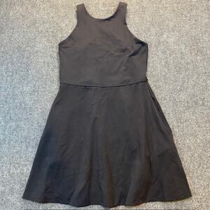 ATHLETA Conscious Dress Medium Black Work Dress Tennis Golf Sports Exercise Work